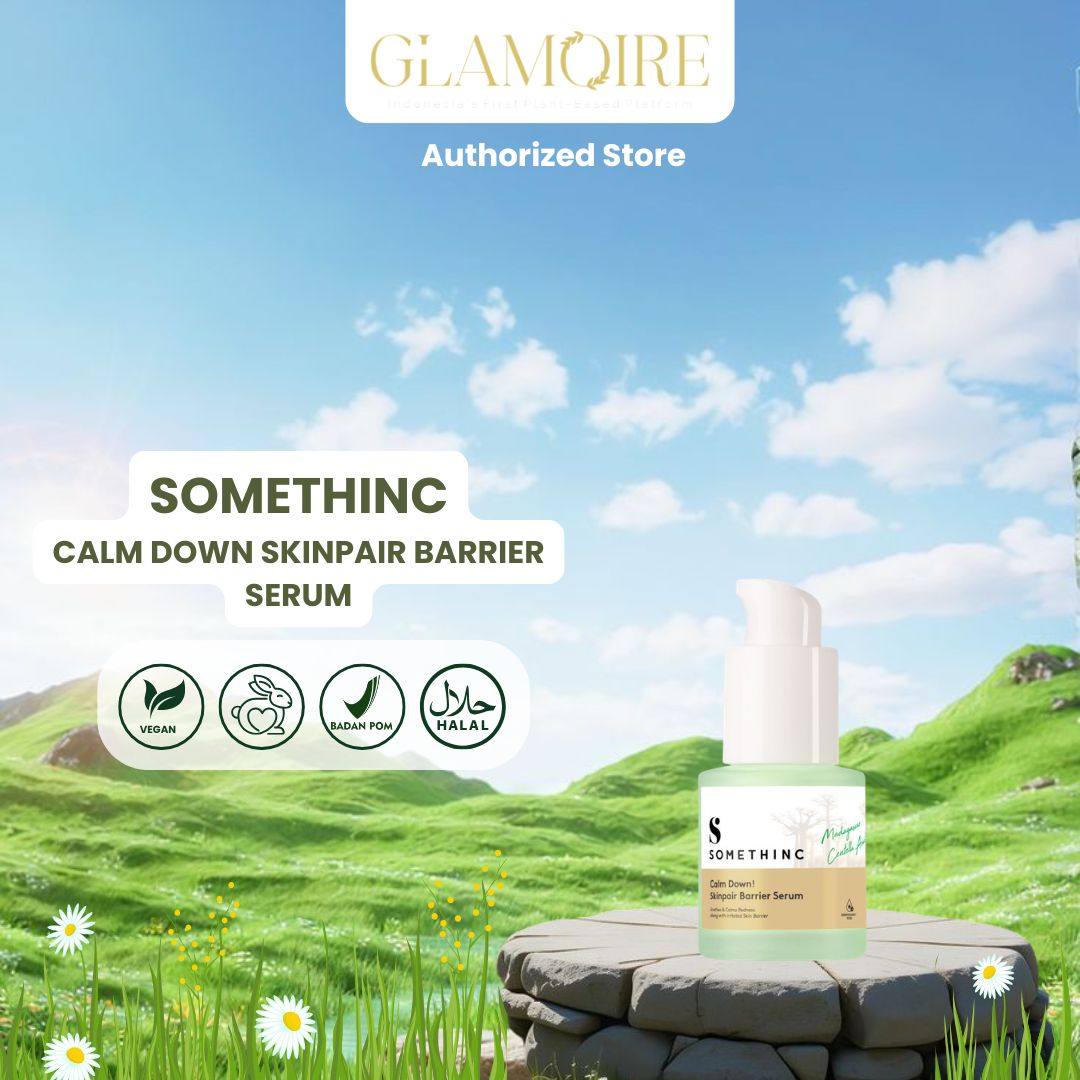 SOMETHINC Calm Down! Skinpair Barrier Serum - (Madagascar Centella Asiatica, Skin Barrier, Kulit Sensitif, Kulit Iritasi)